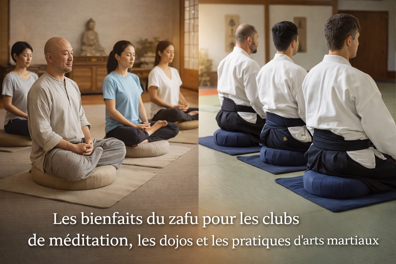 Les bienfaits du zafu pour les clubs de méditation, les dojos et les pratiques d'arts martiaux