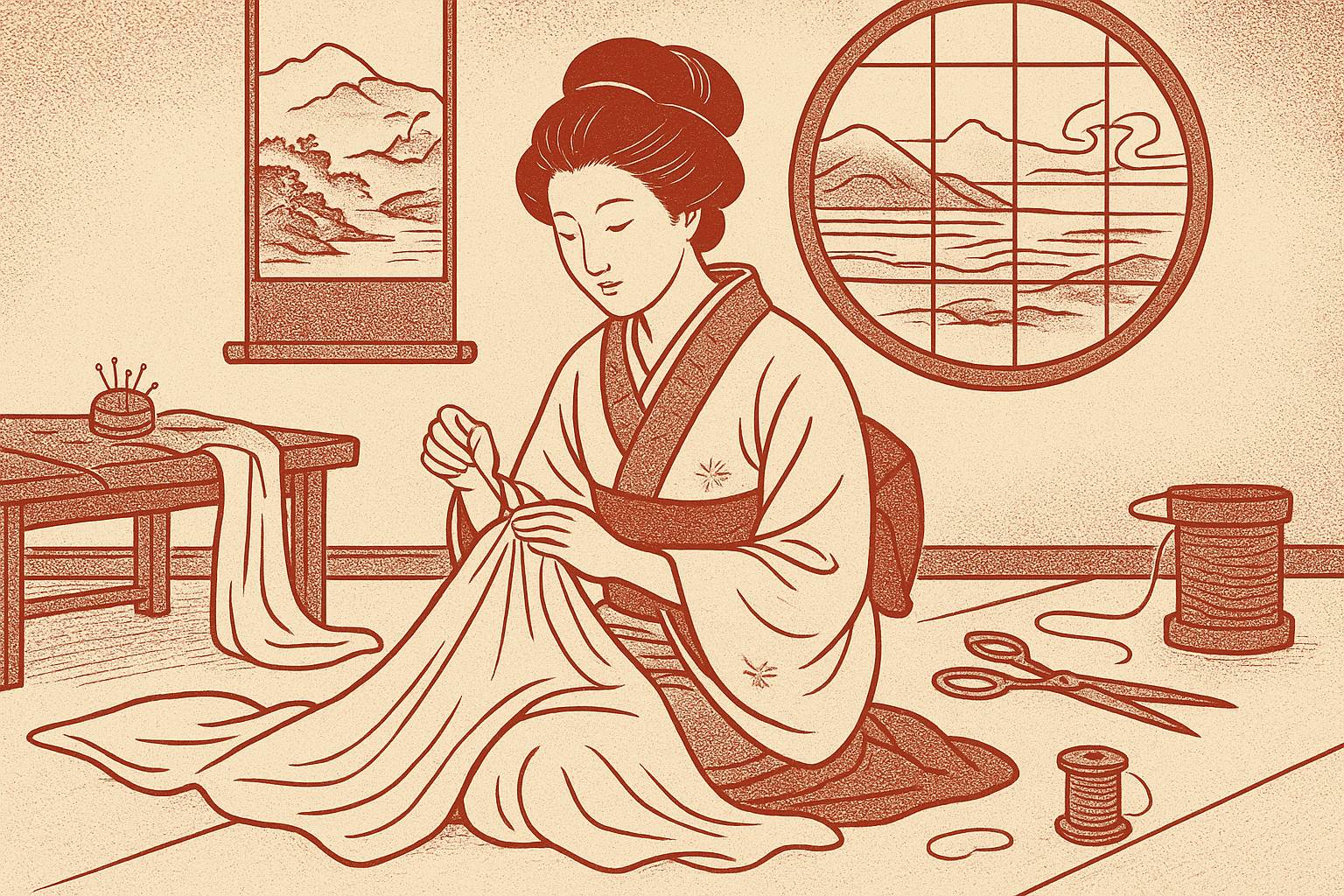 Dans l’atelier, chaque couture raconte un voyage intérieur 5 Dans l’atelier, chaque couture raconte un voyage intérieur